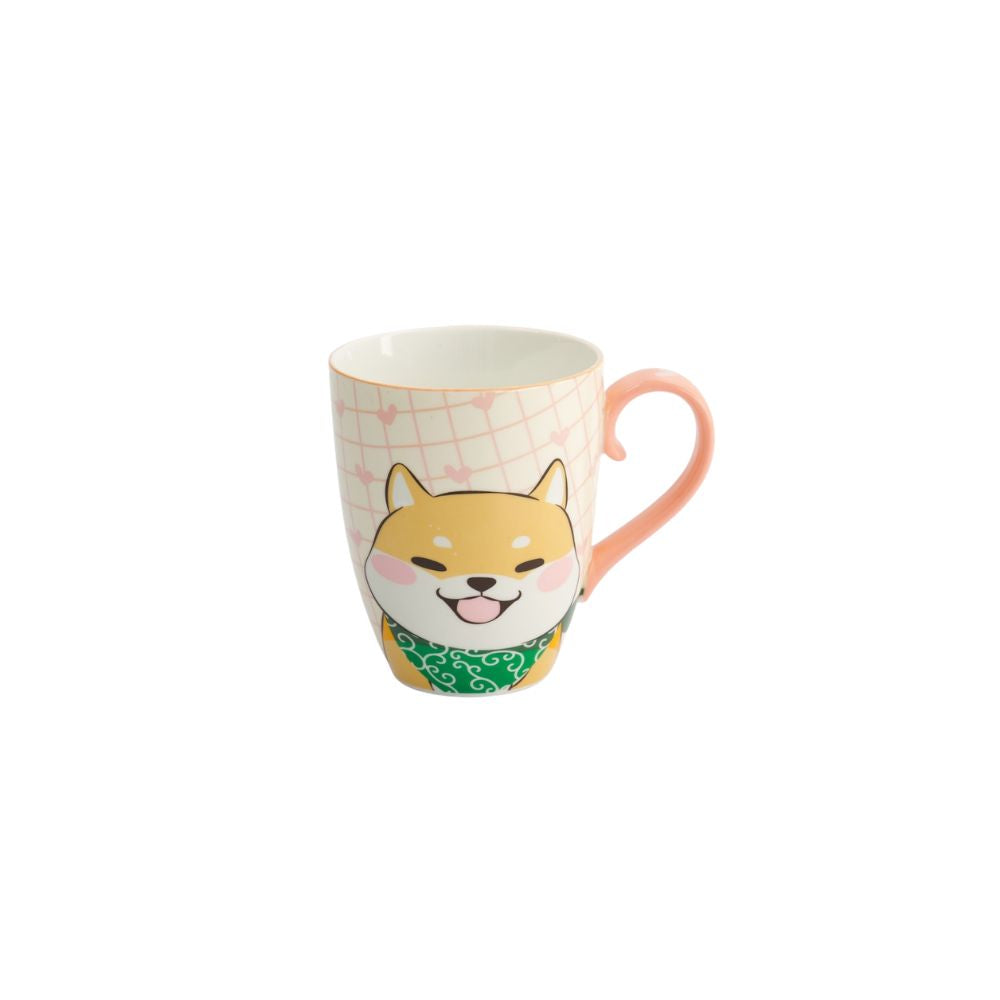 Tokyo Design Studio Kawaii Mok Shiba Roze Hart - 340 ml