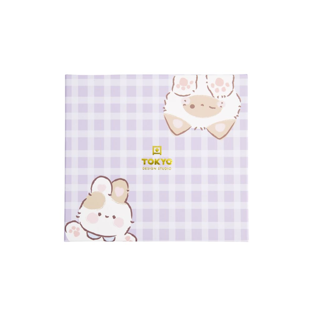 Tokyo Design Kawaii Sushiset Konijn en Kat - 2 personen - roze en lila rabbit cat cadeaudoos
