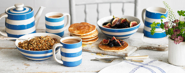 Cornishware servies tijdloze strepen bij Cornelia Servies
