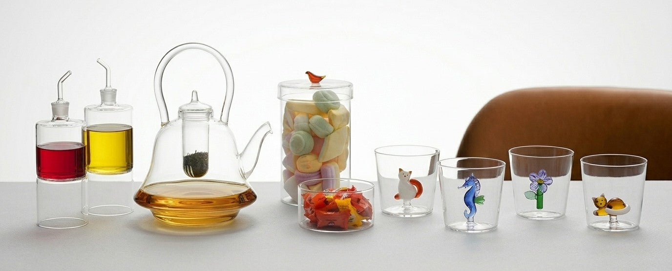 Ichendorf Milano handgeblazen glas Italiaans design