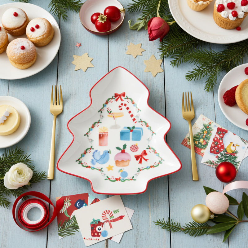 Maxwell en Williams Kerstschaaltje Kerstboom cadeau - 13x16cm