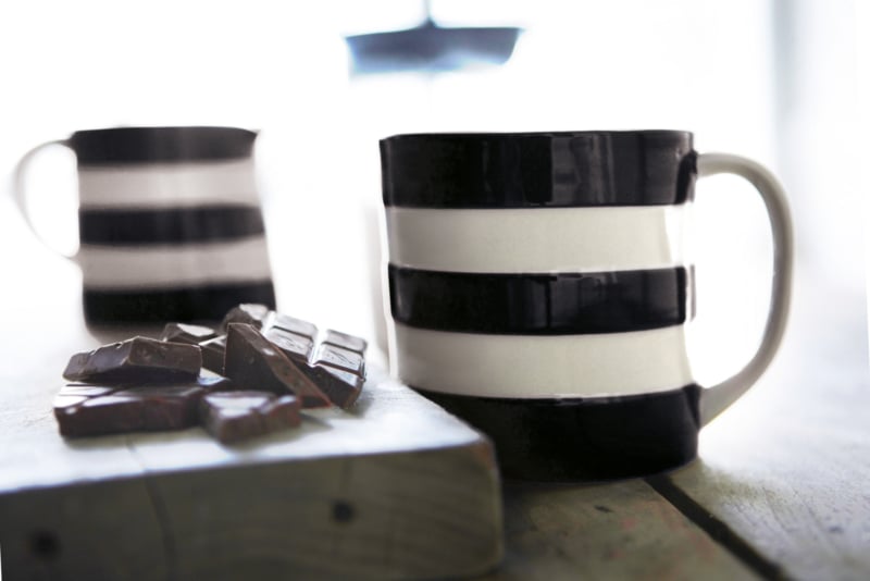 Cornishware Colours Zwart Mok - 420ml