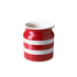 Cornishware Red Utensil Jar - pollepelpot rood wit gestreept - aardewerk - vaatwasserbestendig