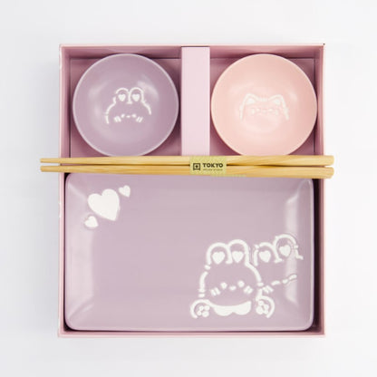Tokyo Design Kawaii Sushiset Konijn en Kat - 2 personen