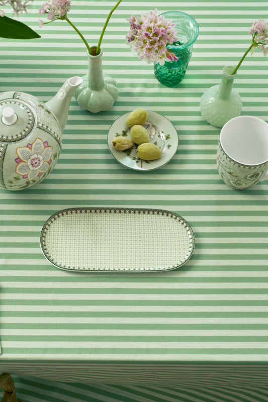 Pip Studio Servierschale „Lily &amp;amp; Lotus“ in Hellgrün – 25 x 12 cm