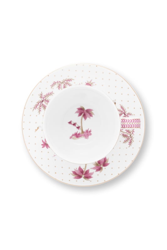 Pip Studio Jolie Dots Gold Cup &amp;amp; Saucer Set of 2 - 280ml