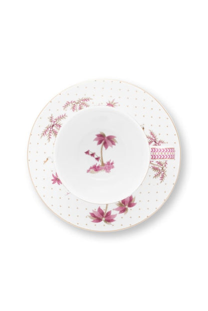 Pip Studio Jolie Dots Gold Cup &amp;amp; Saucer Set of 2 - 280ml