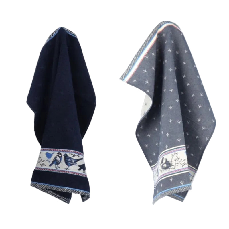 Küchenset Schloss Bunzlau Blau - Vögel