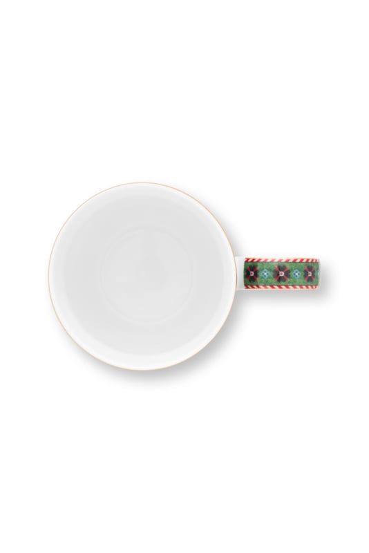 Pip Studio Clover Green Mok XL - 450ml