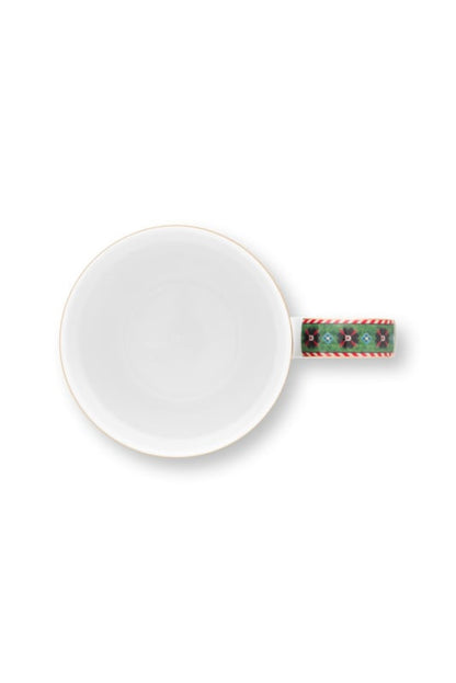 Pip Studio Clover Green Mok XL - 450ml