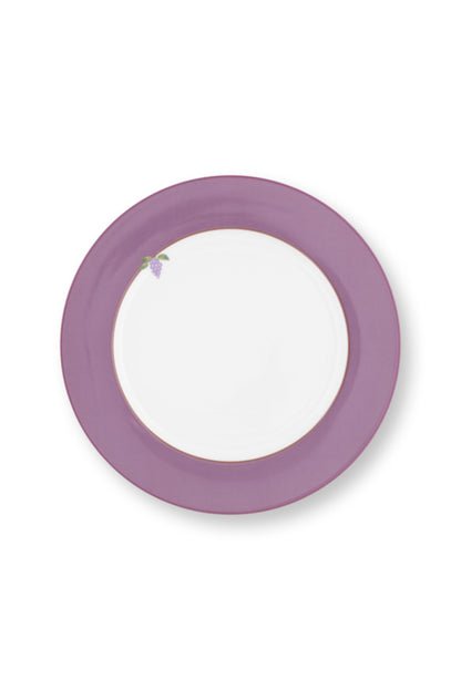 Pip Studio Lily &amp;amp; Lotus dinner plate Lila - ⌀26.5cm