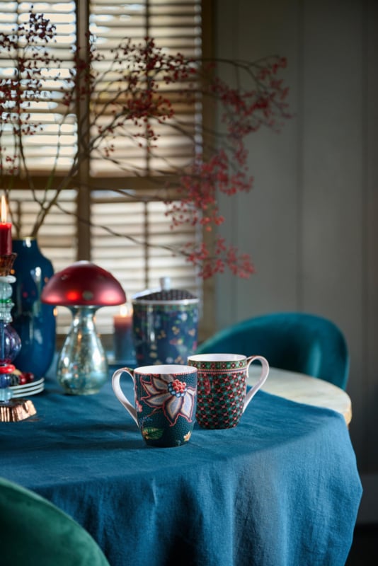 Pip Studio Clover Green Mok XL - 450ml