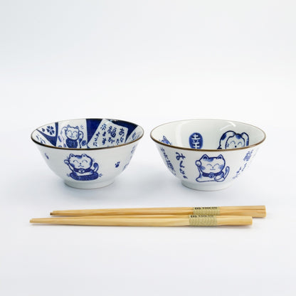 Tokyo Design Tayo bowl Kawaii Cat set/2 - 500ml