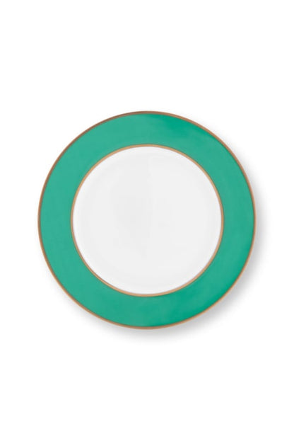 Pip Studio Chic Green Cake Plates - Set of 4 - ⌀17cm