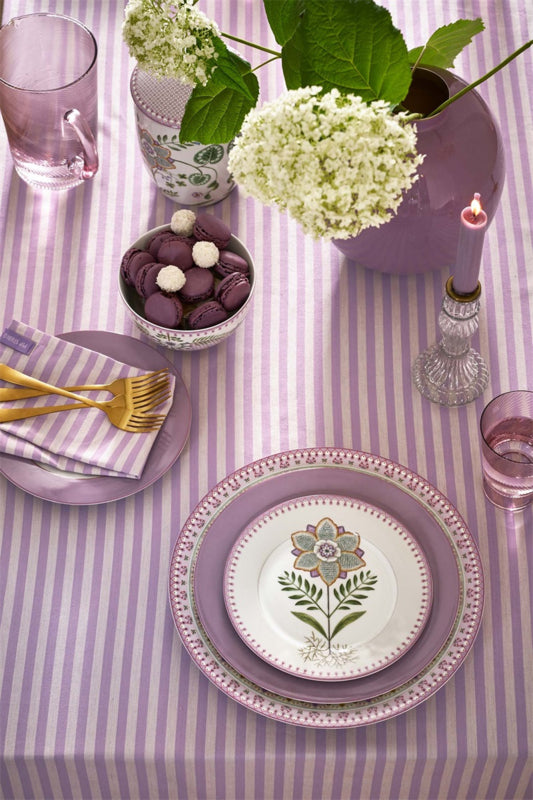 Pip Studio Lily &amp; Lotus ontbijtbord ⌀21cm - Off White