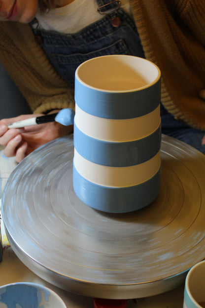 Cornishware Cornishblue Vase Medium - 18cm