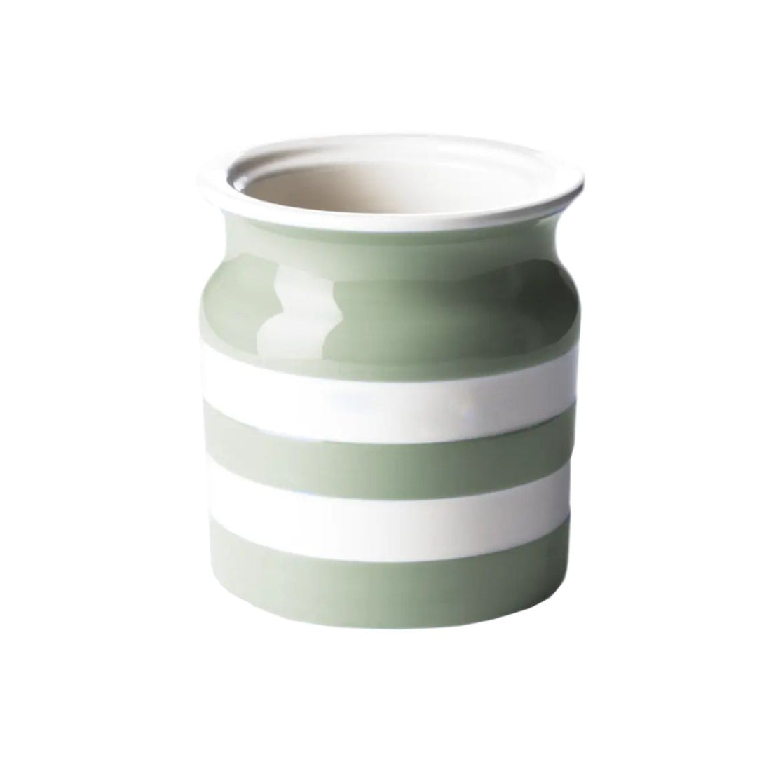 Cornishware Willow Green Utensil Jar 84cl
