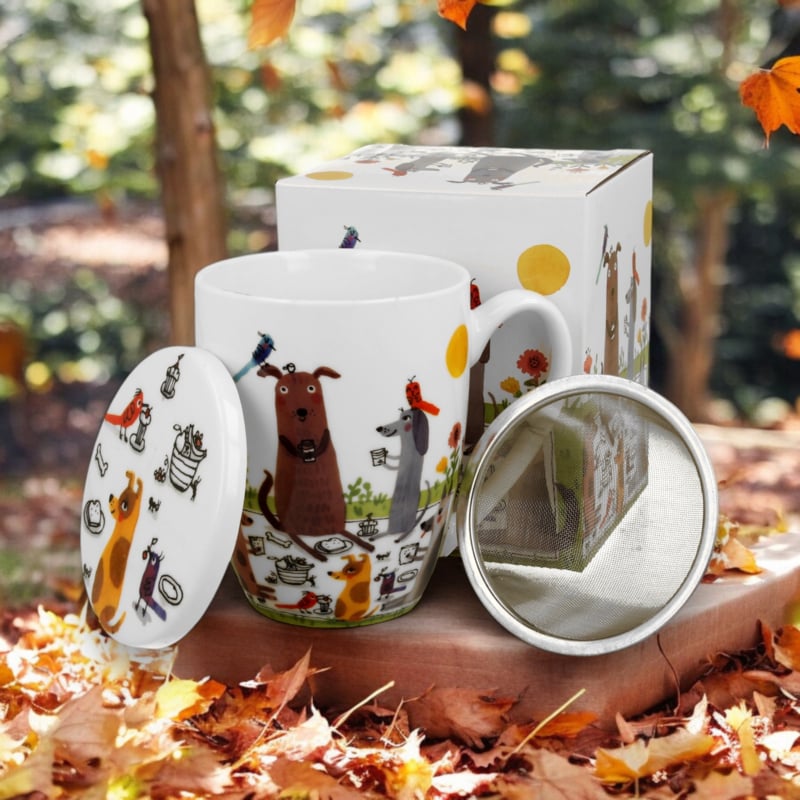 Duo Gifts Dogs World "Picnic" Theeset Hond - 360ml