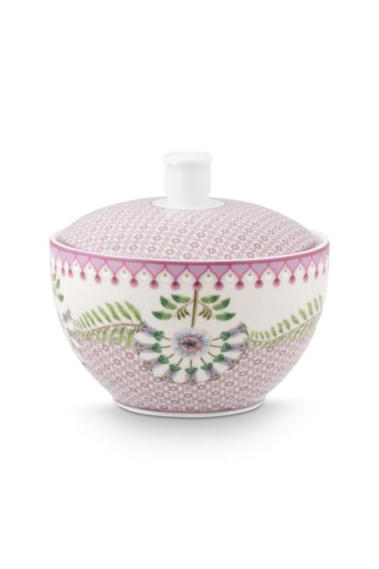 Pip Studio Lily &amp;amp; Lotus sugar bowl - 300ml - Tiles Lilac