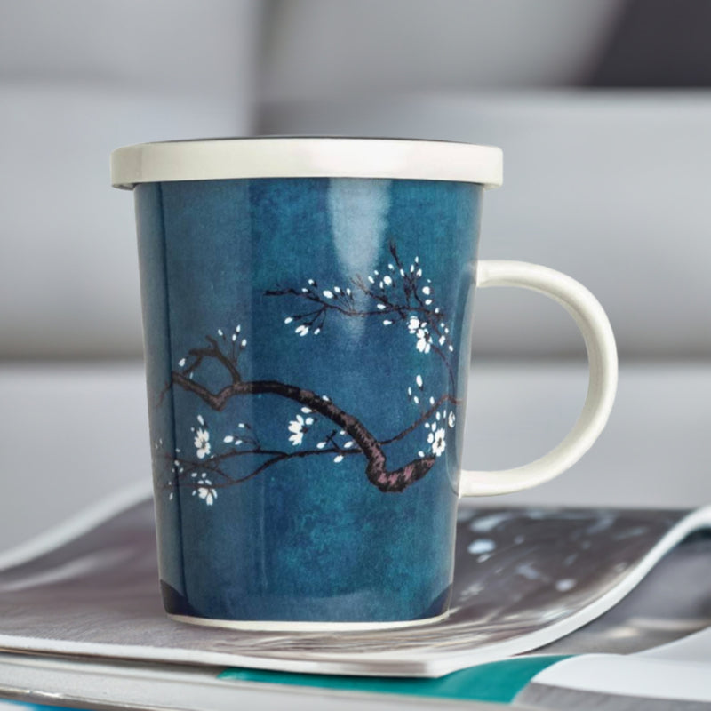 Edo Japan Theemok Set Magnolia Blue - 300ml