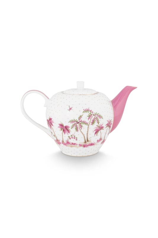 Pip Studio Jolie Pink Teapot - 1.6 Ltr