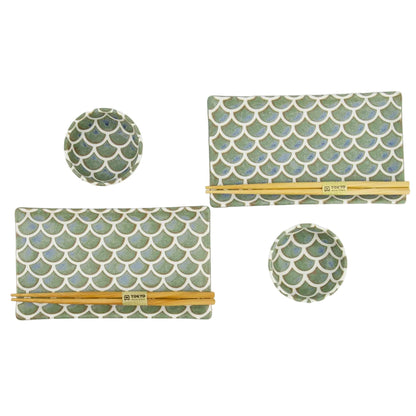 Sushiset voor 2 personen Vert Sage van Tokyo Design studio