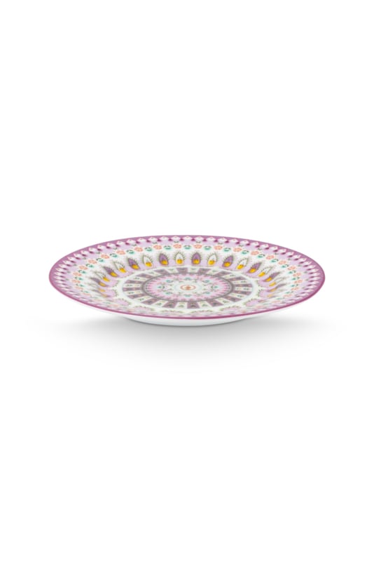 Pip Studio Lily &amp; Lotus Gebaksbord Lilac - ⌀17cm