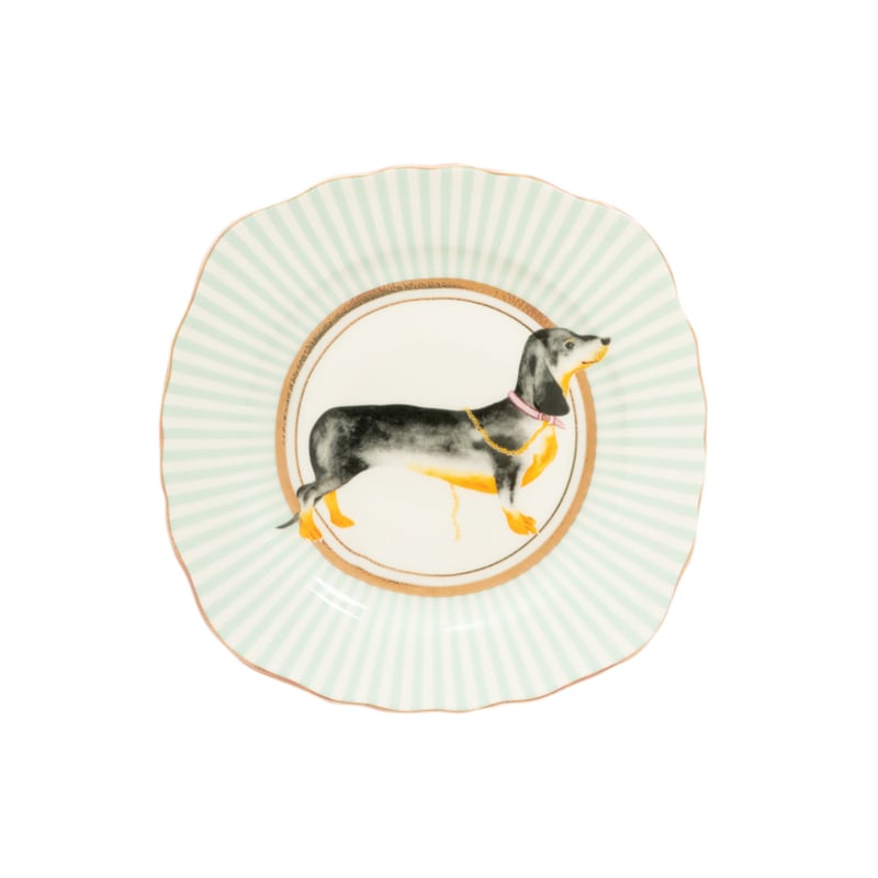 Yvonne Ellen cake plate Dachshund - 16cm