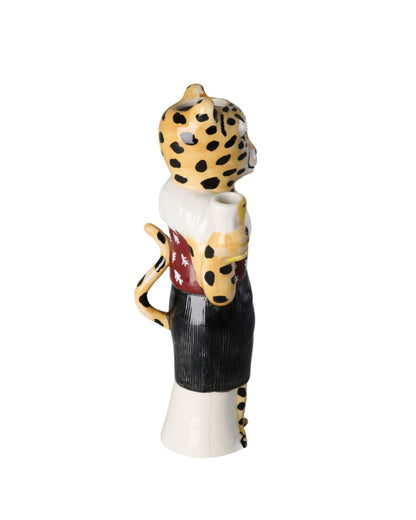 Vase „Leopard“ von Rice by Rice x Nathalie Lété – Höhe: 26 cm