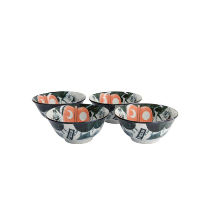 Tokyo Design Asakusa Kom Sumo Set/4 – 500 ml zijkant