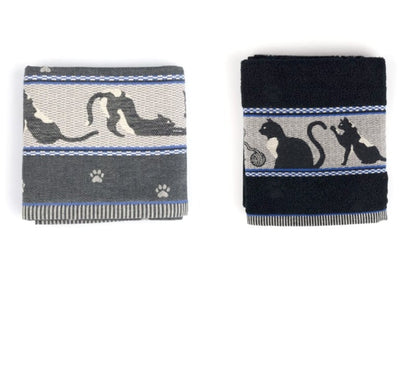 Küchenset Schloss Bunzlau schwarz - Katzen