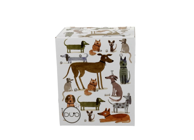 Duo Dogs World „Verschiedene Hunde“-Teeservice Hund – 360 ml
