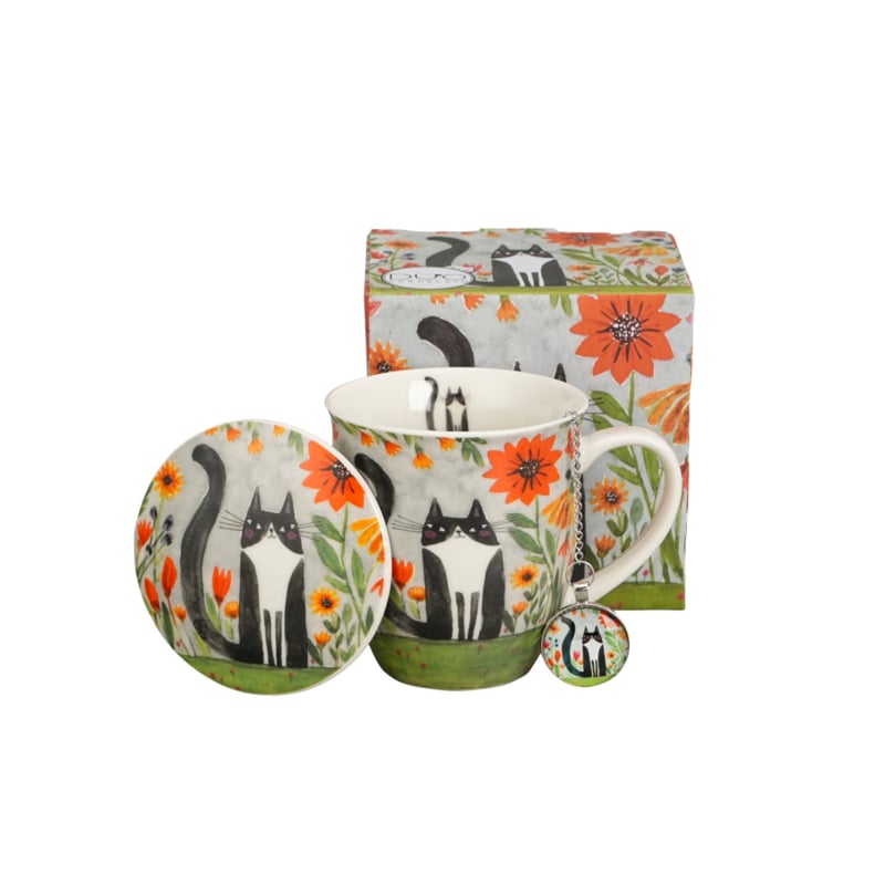 Duo Gifts - Theeset Meadow Cats - 400ml