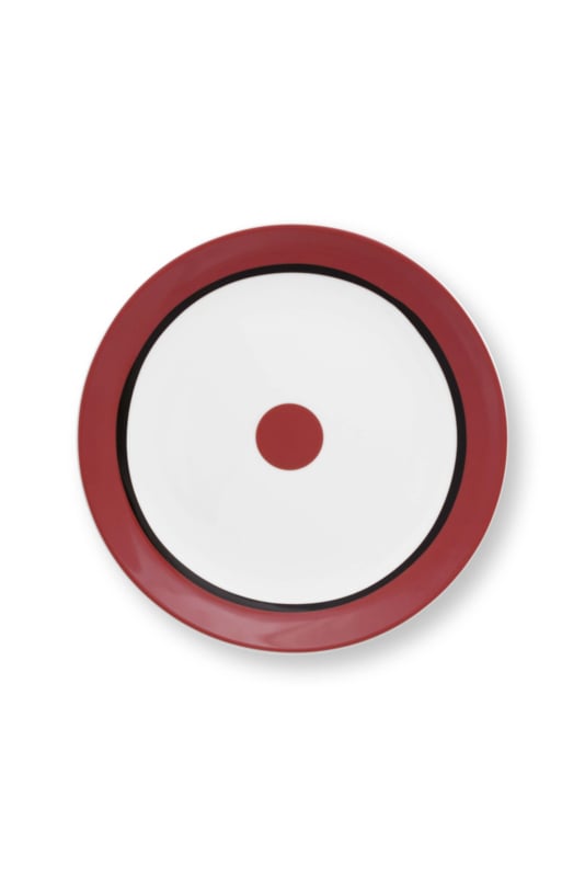 VT Wonen Circles Frühstücksteller in Erdrot - ⌀20cm