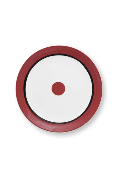 VT Wonen Circles Frühstücksteller in Erdrot - ⌀20cm
