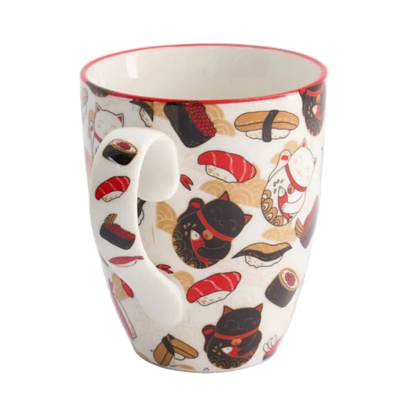 Tokyo Design Kawaii Lucky Cat Sushi Mok - 340ml