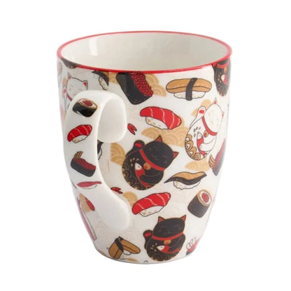 Tokyo Design Kawaii Lucky Cat Sushi Mok - 340ml