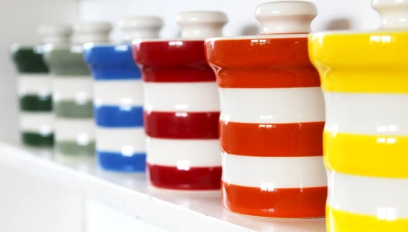 Cornishware Red Spice Jar
