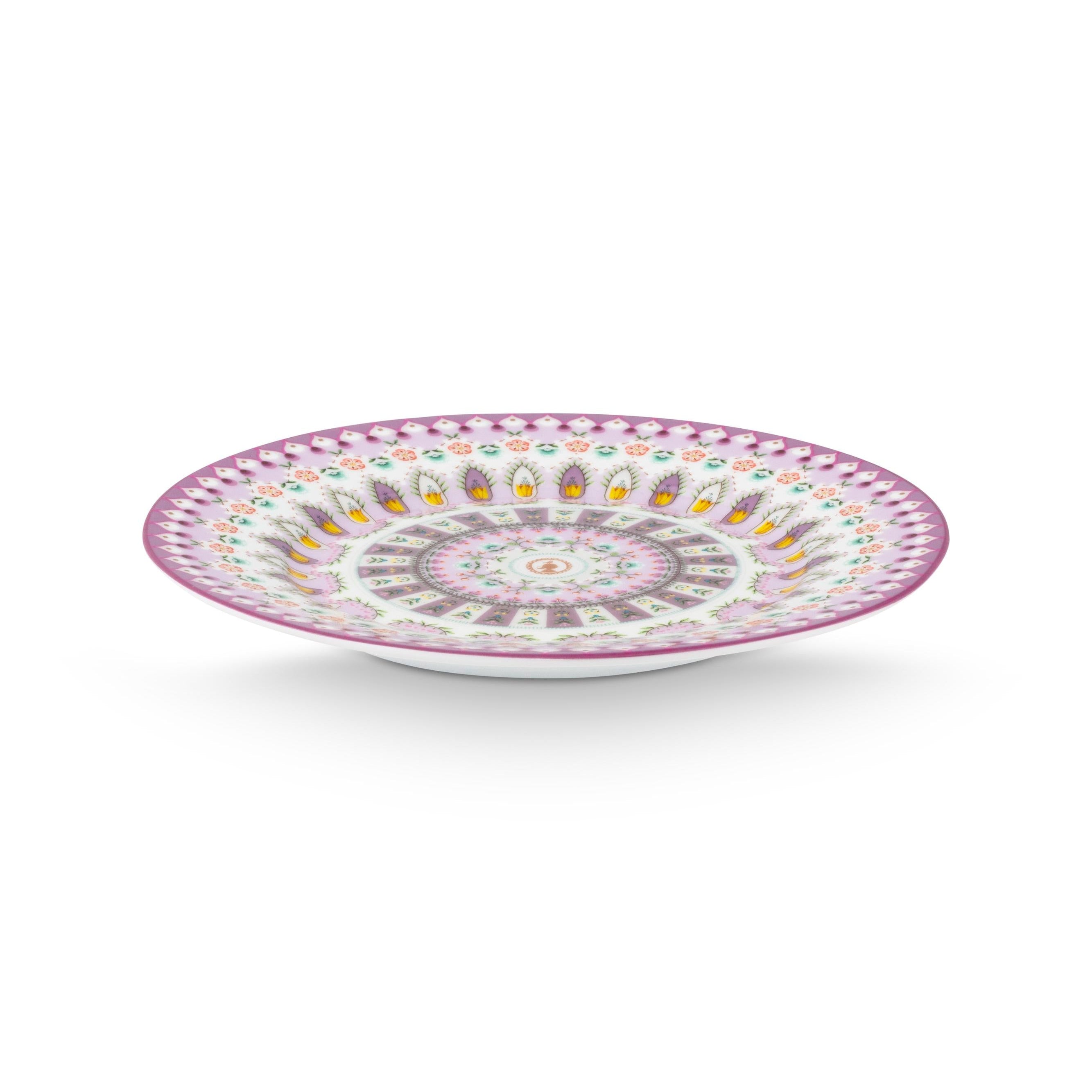 Gebaksborden Lila 16 cm Set van 4 Pip Studio Lily &amp; Lotus Lilac