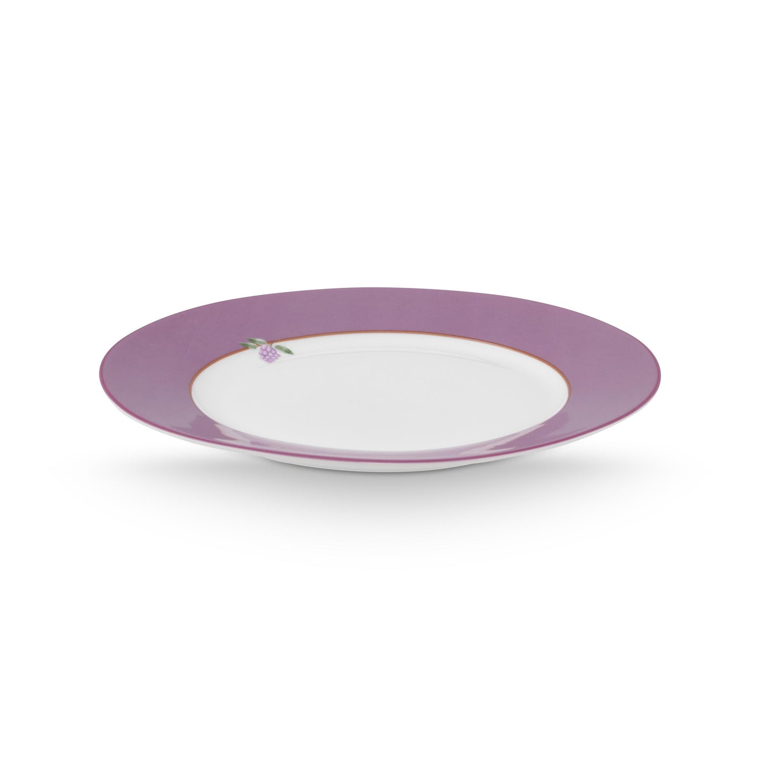 Pip Studio Lily &amp; Lotus dinerborden lila – Ø 26,5 cm – set van 4