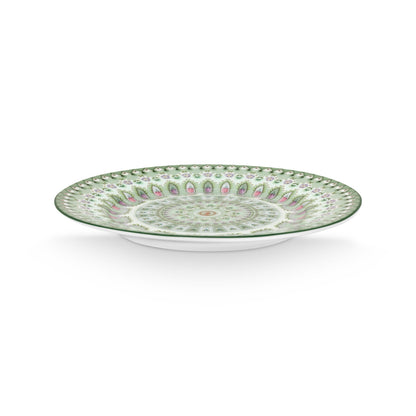 Pip Studio Lily &amp; Lotus Gebaksborden Groen 16 cm Set van 4