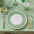 Dinerborden set groen van Pip Studio lily en lotus diameter 26.5cm porselein vaatwasserbestendig