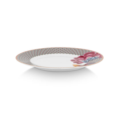 Set van vier ontbijtborden Pip Studio Blooming Tales bruin