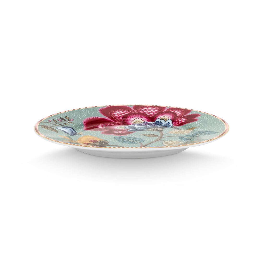 Pip Studio Blooming Tales Blue Gebaksbord - ø17cm