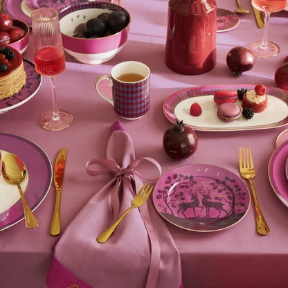 gedekte tafel met de roze collectie Pip Studio Deerest Darling pink