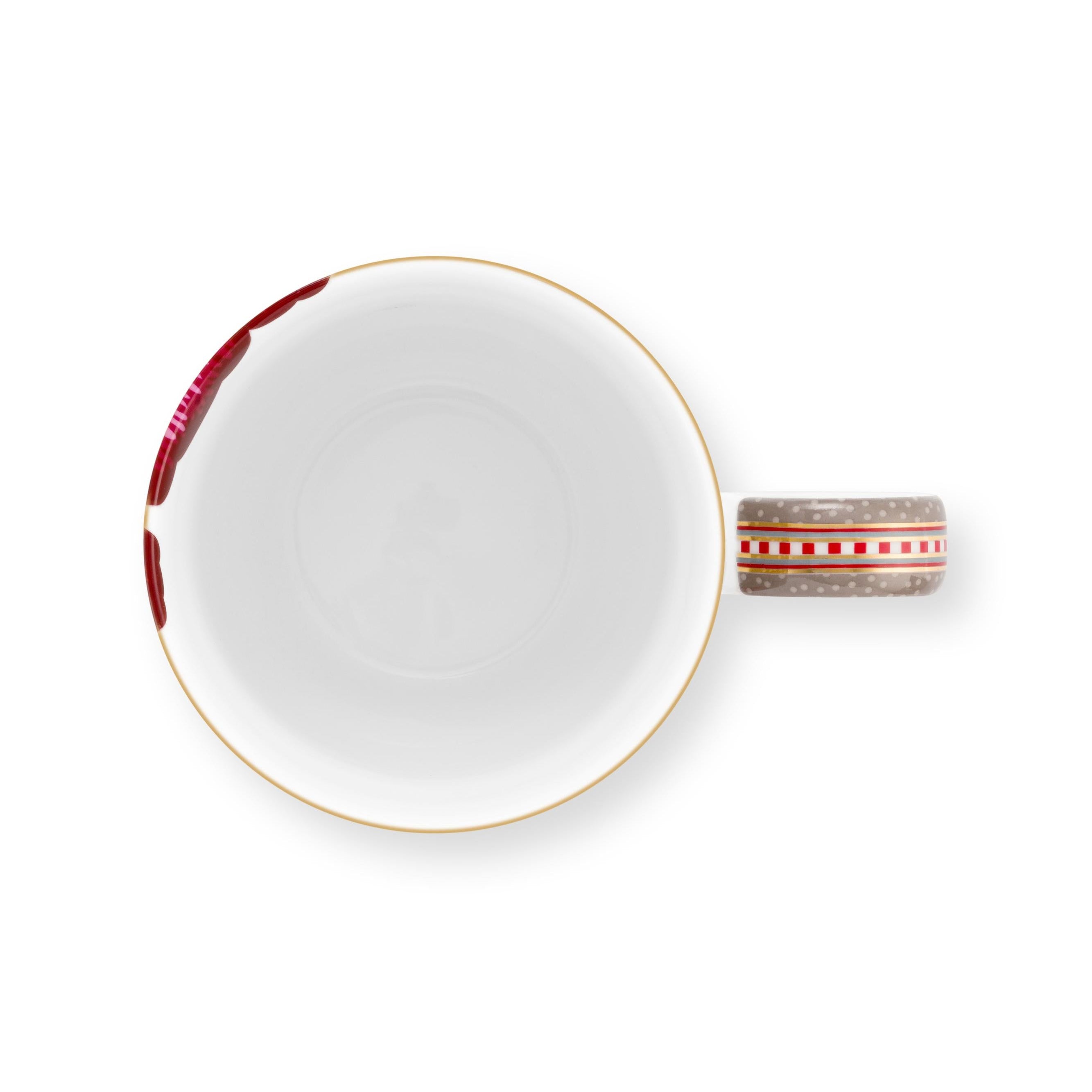 bovenkant mok large 350ml pip studio Blooming Tales beige