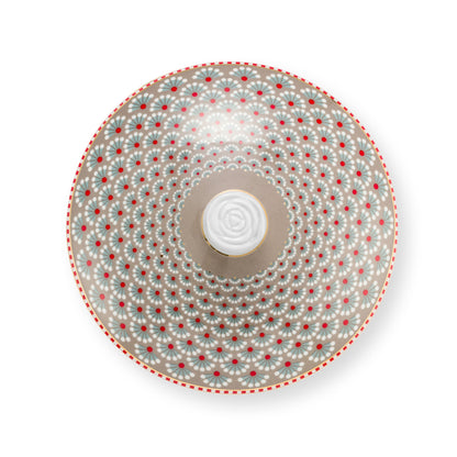 Pip Studio Blooming Tales Khaki Bruin Voorraadpot - 1.5L