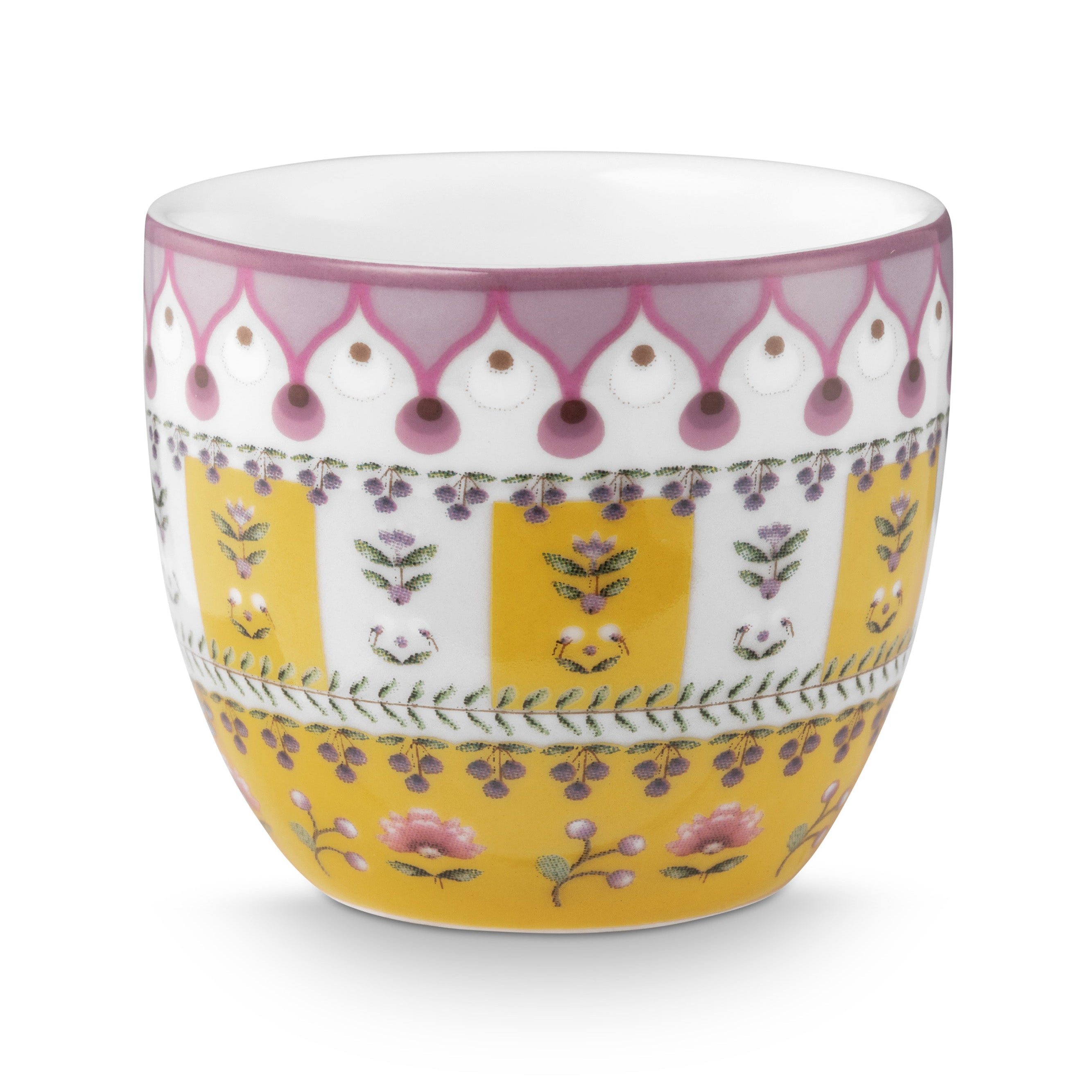 Pip Studio Lily &amp; Lotus Yellow Eierdoppen Set van 4