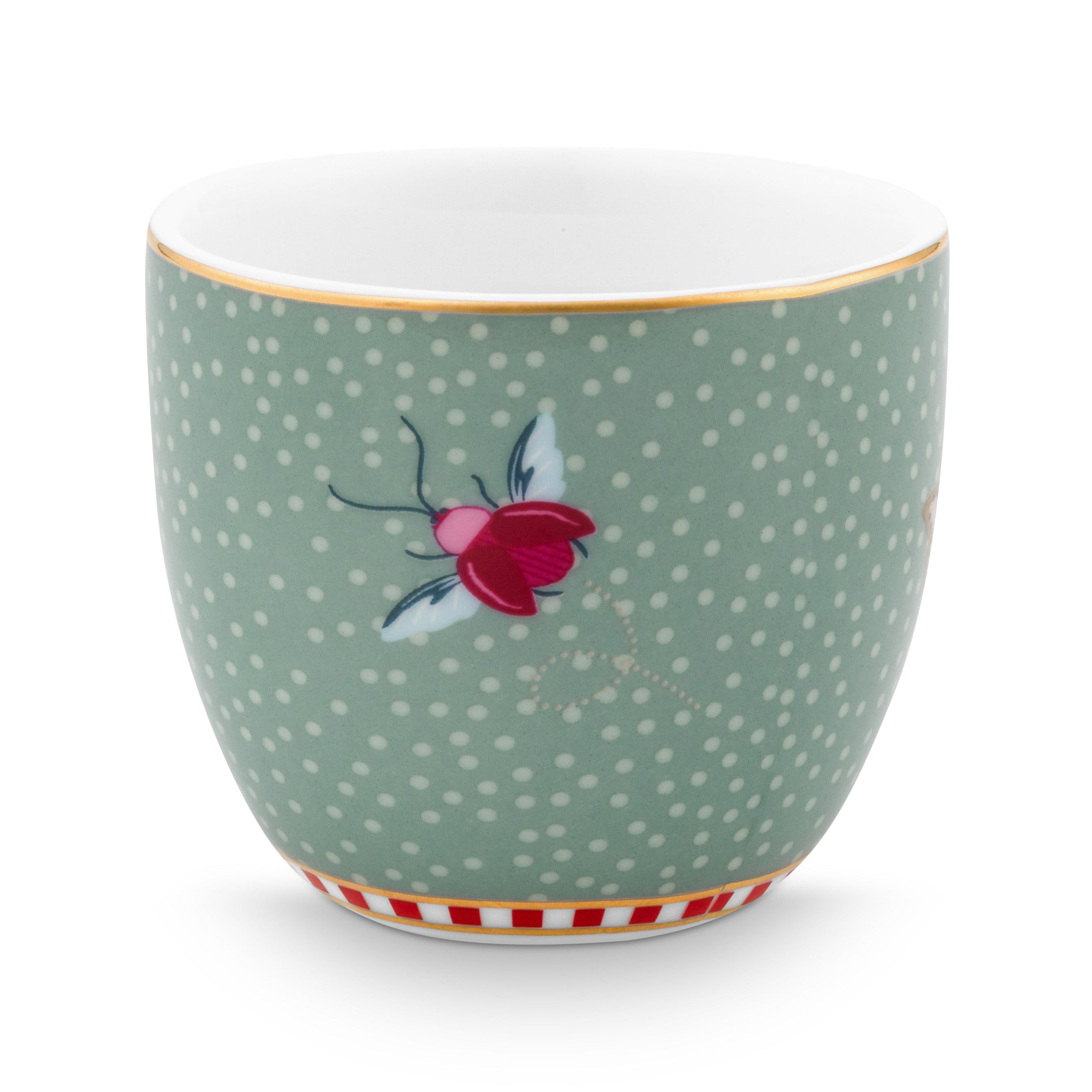 Pip Studio Blooming Tales Fantasy Blue eierdoppen set van vier