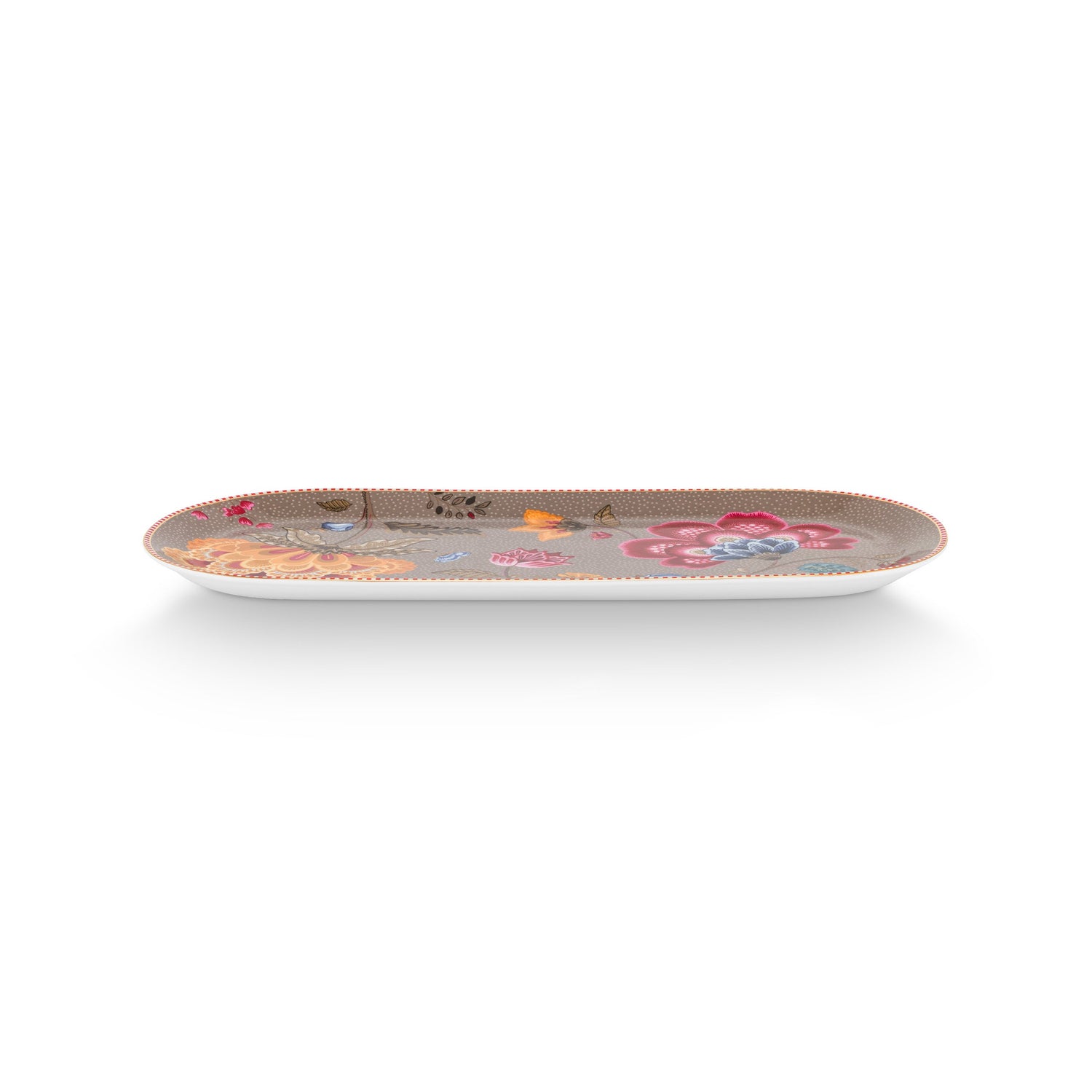 Pip Studio Blooming Tales Fantasy schaal Ovaal khaki